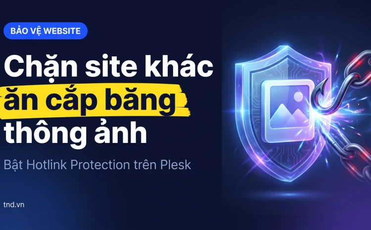 Chặn site khác ăn cắp băng thông ảnh. Bật Hotlink Protection trên Plesk