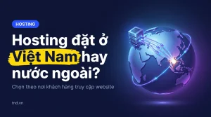 Hosting đặt ở Việt Nam hay nước ngoài?. Chọn theo nơi khách hàng truy cập website