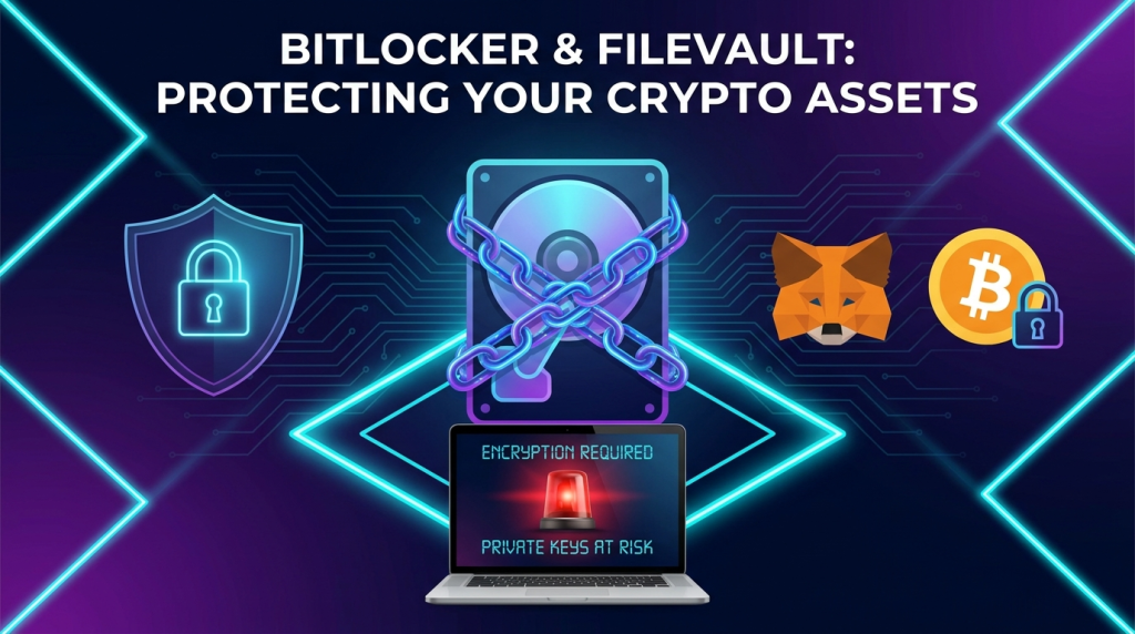 BitLocker và FileVault: Lá Chắn Cuối Cùng Bảo Vệ Tiền Crypto, Private Key, API Khi Laptop Bị Mất