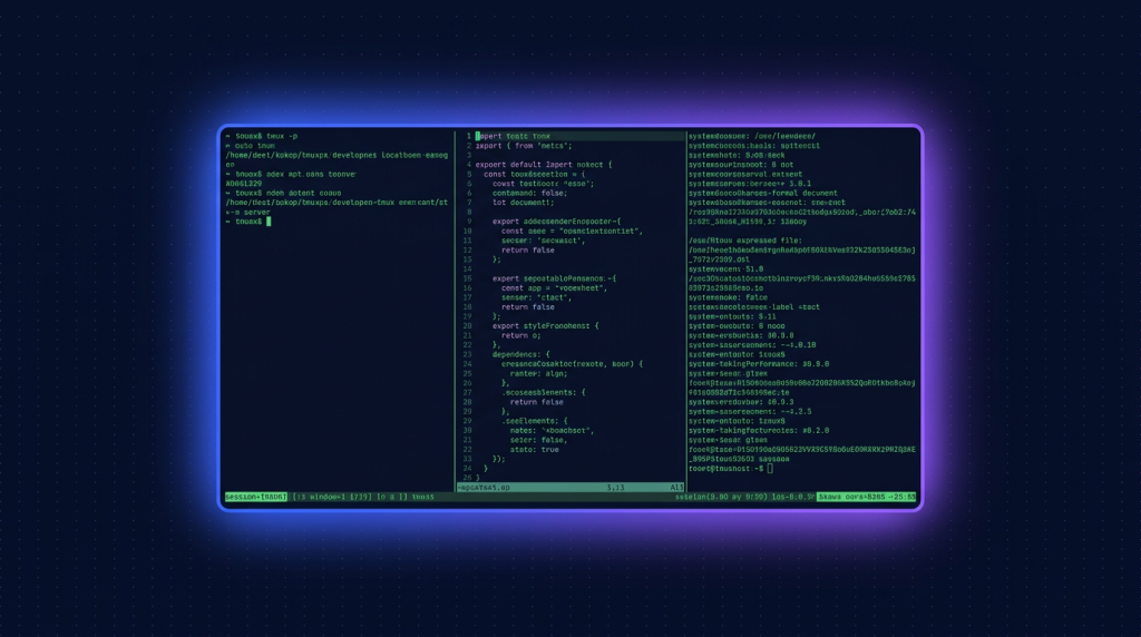 Setup tmux cho freelancer làm 3 dự án song song trên 1 VPS