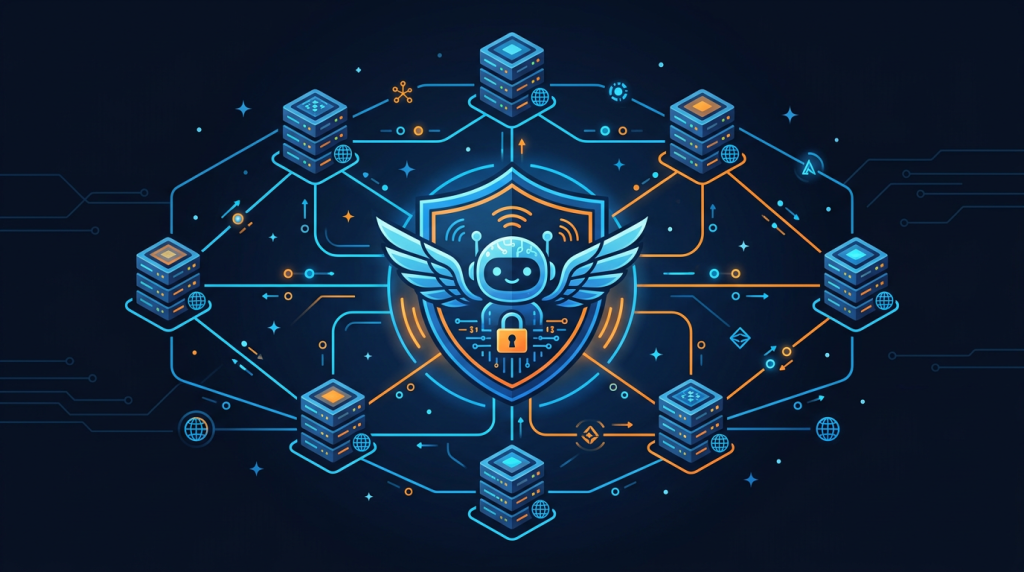 Minh hoạ Hermes AI Agent gắn proxy trên VPS