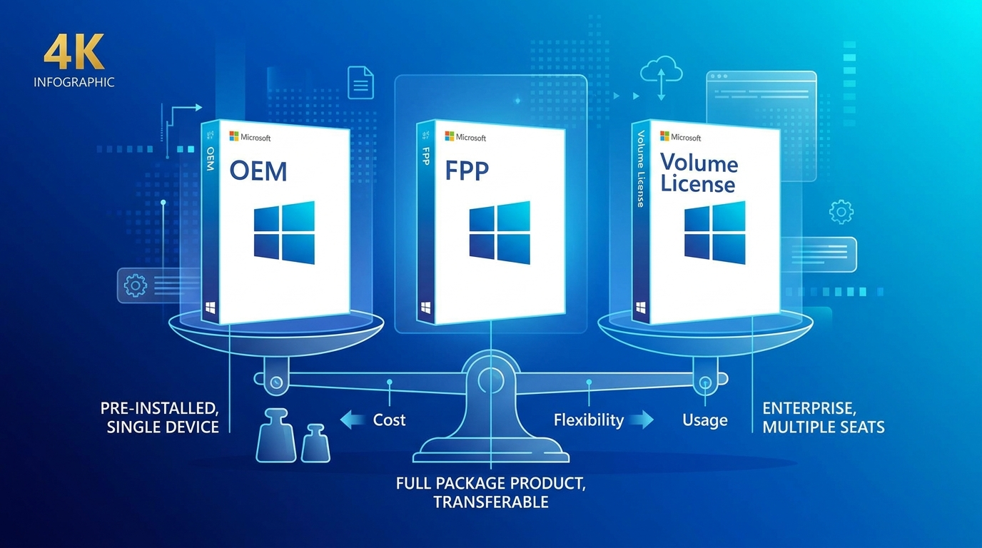 So sánh OEM Volume License FPP chọn loại nào cho doanh nghiệp Việt