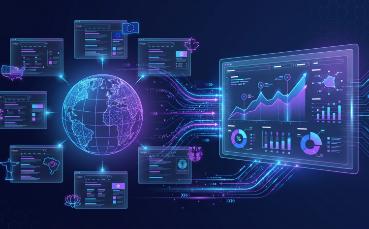 Proxy cho SEO SERP tracking rank checker multi-country Google ranking