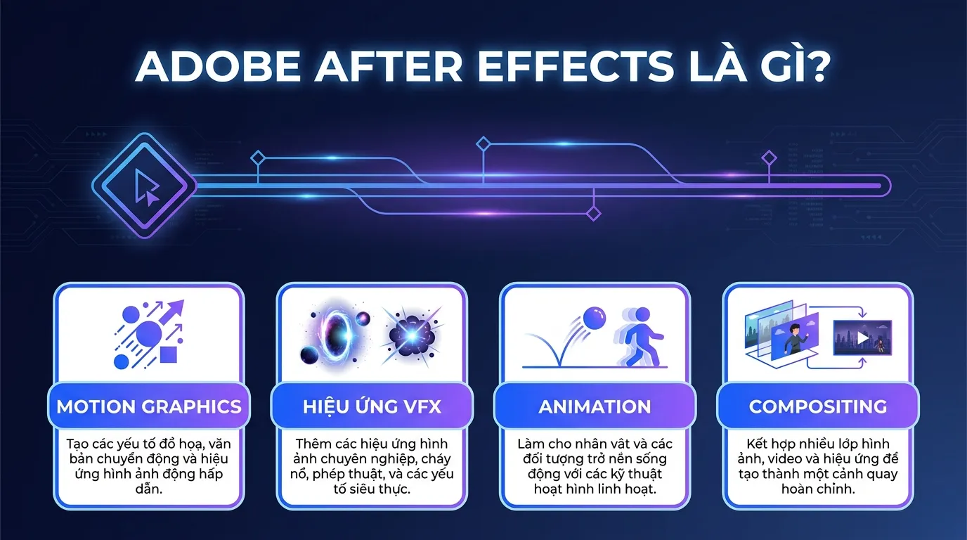 Adobe After Effects là gì - phần mềm motion graphics và VFX