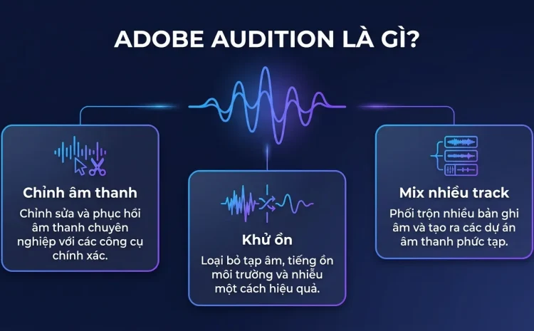 Adobe Audition Là Gì? Phần Mềm Chỉnh Âm Thanh Chuyên Nghiệp