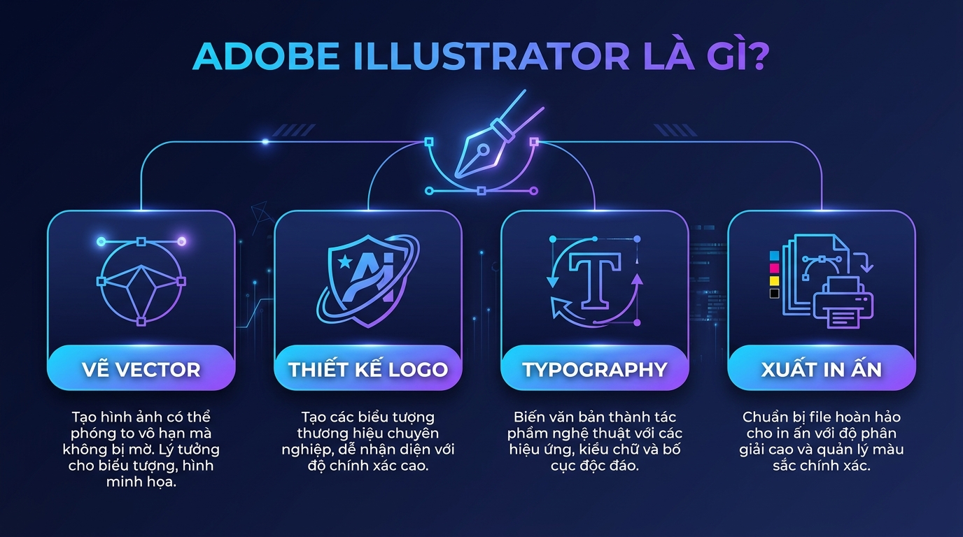 Adobe Illustrator là gì - phần mềm thiết kế đồ họa vector