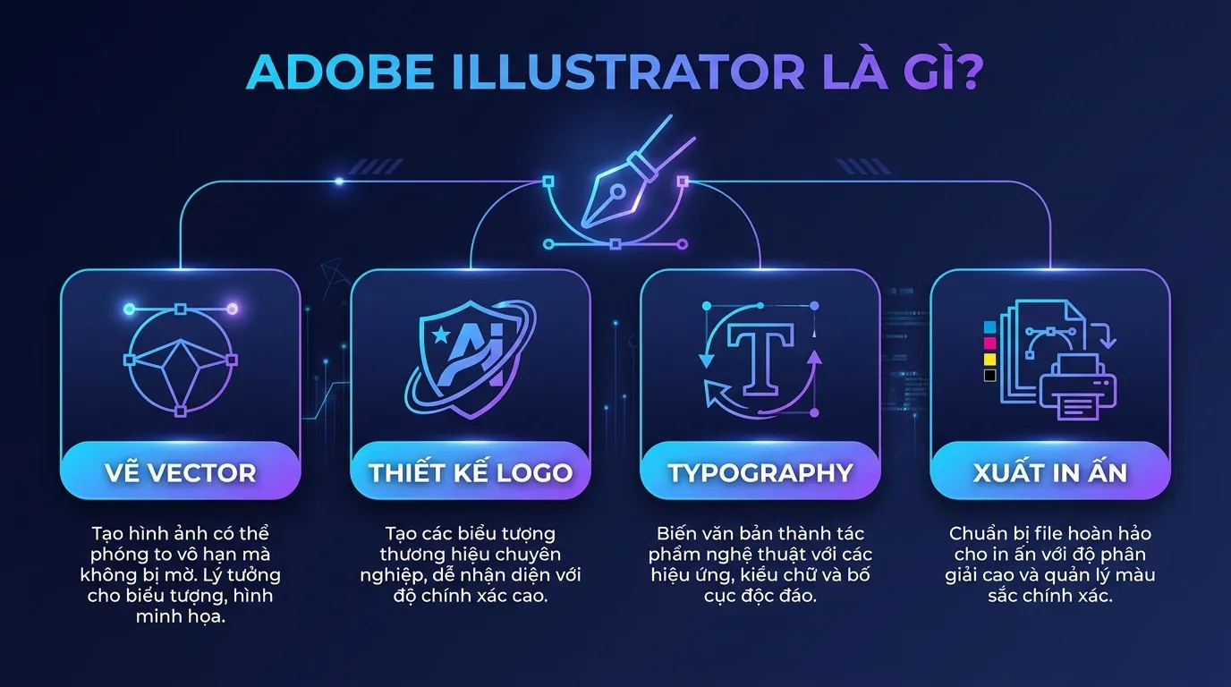 Adobe Illustrator là gì - phần mềm thiết kế đồ họa vector