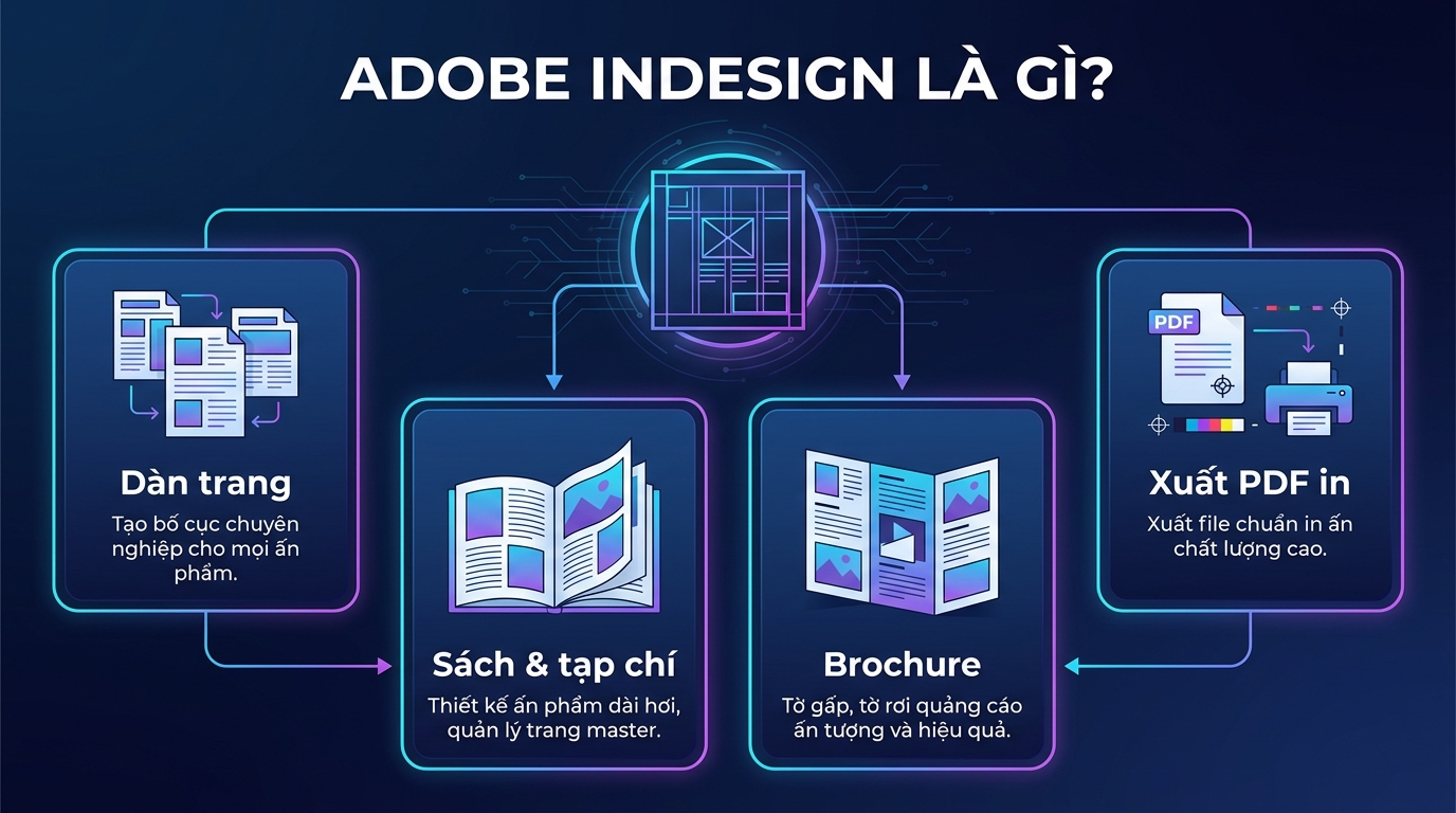 Adobe InDesign là gì - phần mềm dàn trang ấn phẩm