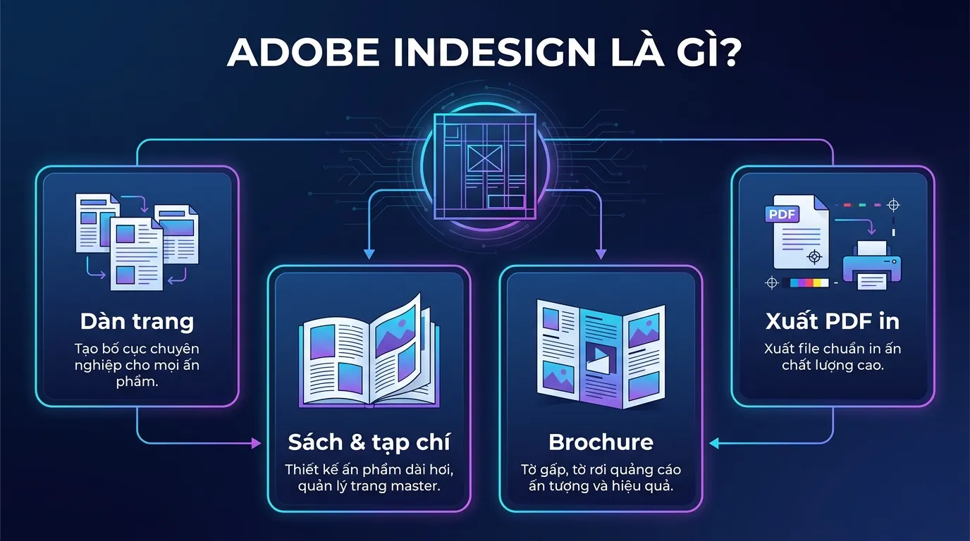 Adobe InDesign là gì - phần mềm dàn trang ấn phẩm
