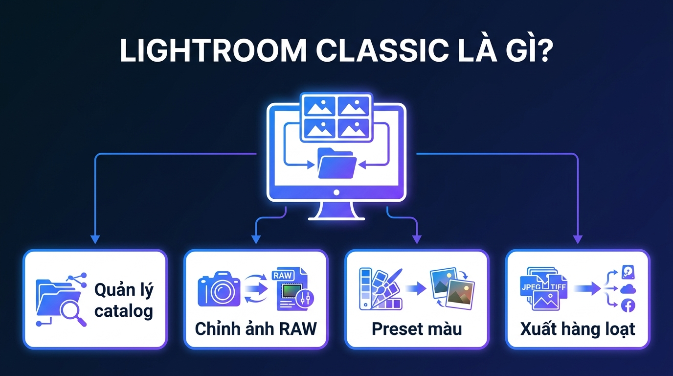 Adobe Lightroom Classic là gì - quản lý và chỉnh ảnh trên máy tính