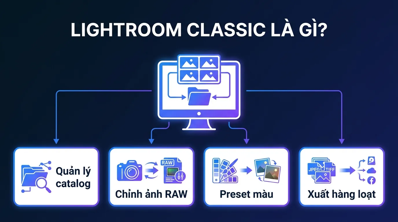 Adobe Lightroom Classic là gì - quản lý và chỉnh ảnh trên máy tính