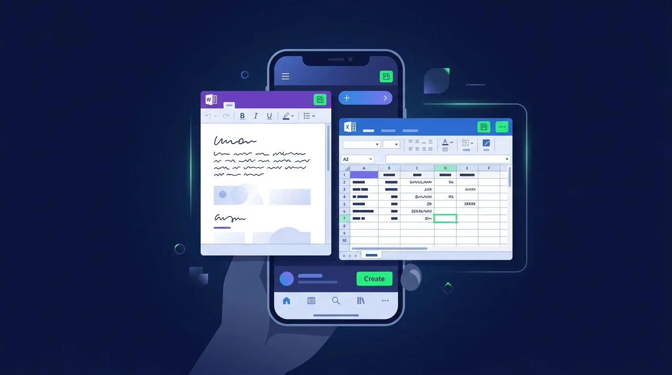 Đọc file Word và Excel trên điện thoại