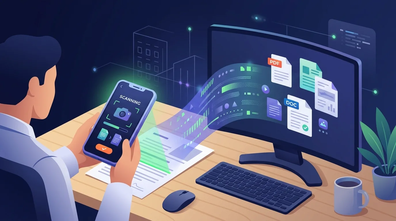 Quét tài liệu bằng điện thoại