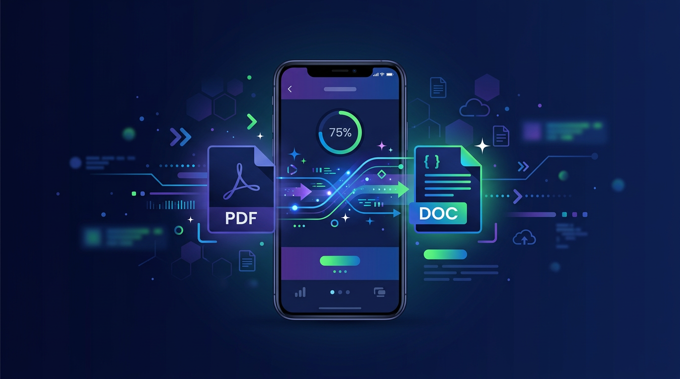Chuyển PDF sang Word trên điện thoại Android iPhone