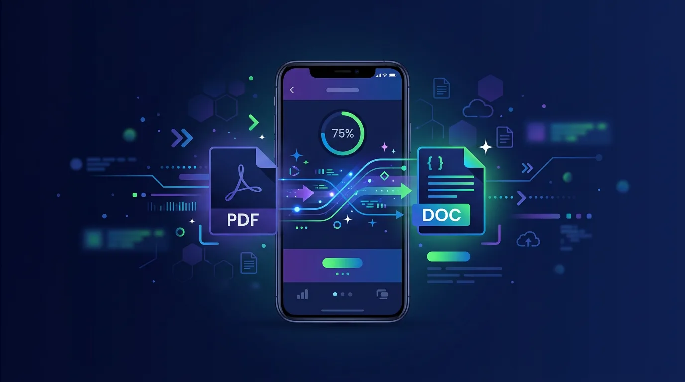 Chuyển PDF sang Word trên điện thoại Android iPhone