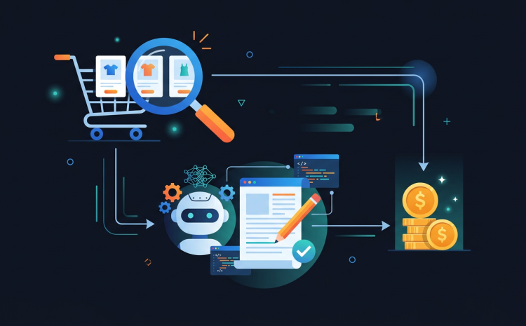 Minh hoạ Hermes Agent dropshipping affiliate auto-research content