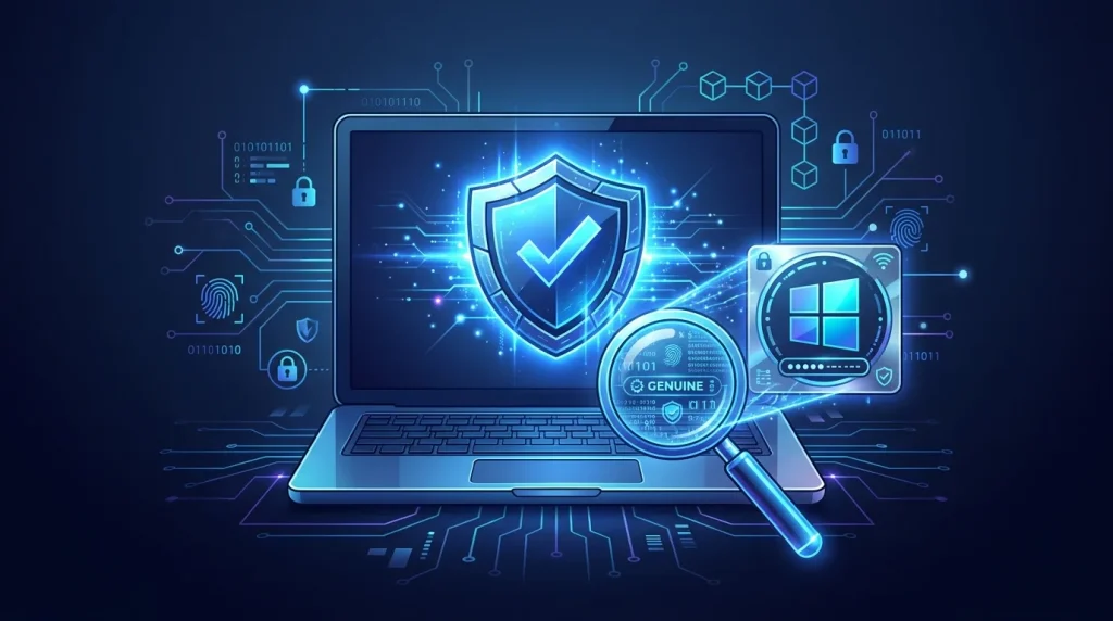 Làm sao biết được máy tính của tôi có Windows bản quyền hay không?
