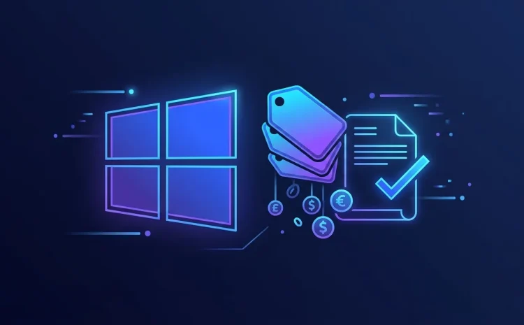 Windows bản quyền giá bao nhiêu 2026 - bảng giá license Windows tại TND