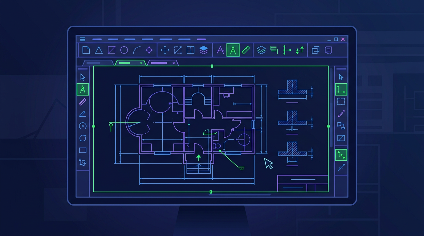 NanoCAD là gì? Phần mềm CAD miễn phí giao diện giống AutoCAD