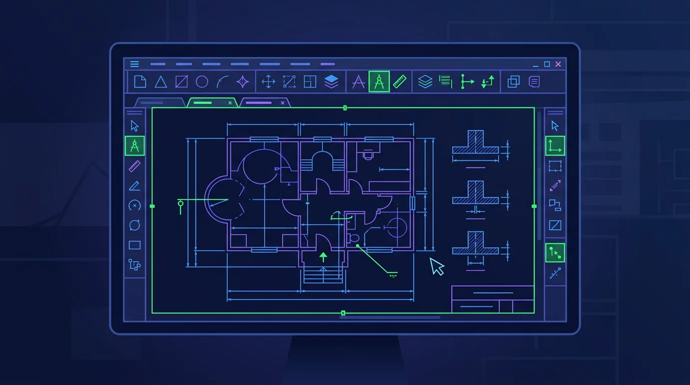 NanoCAD là gì - Phần mềm CAD miễn phí giao diện tương tự AutoCAD