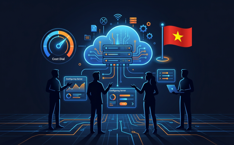 Minh họa thuê Cloud VPS Việt Nam cho startup