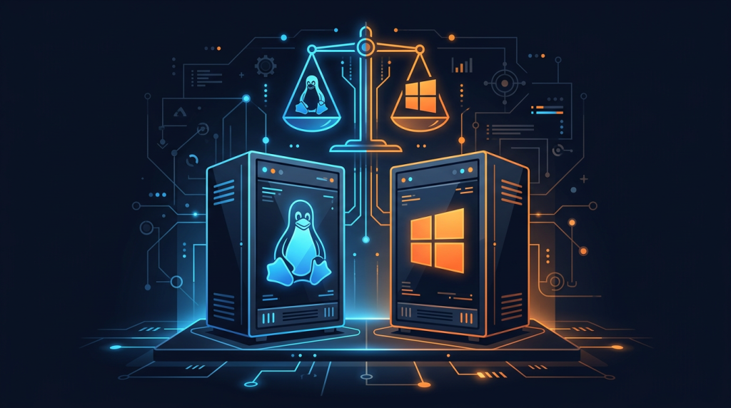 Minh họa VPS Windows vs Linux