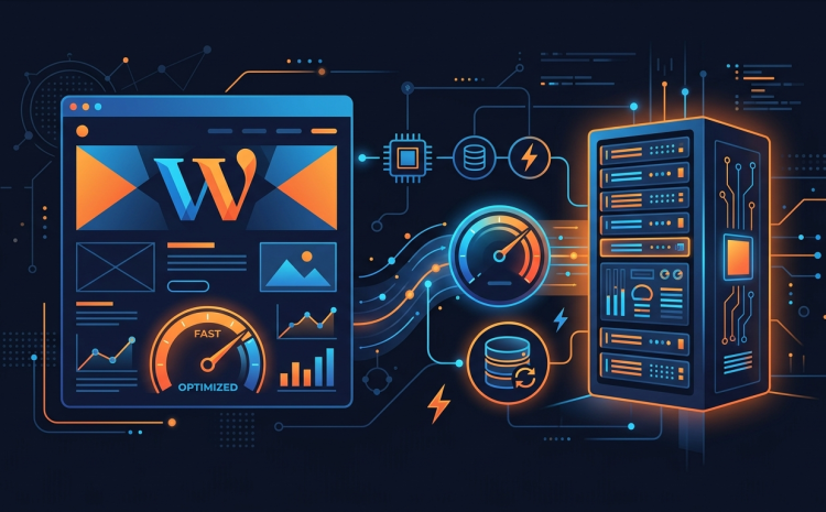 Minh họa VPS WordPress setup tối ưu 100k traffic