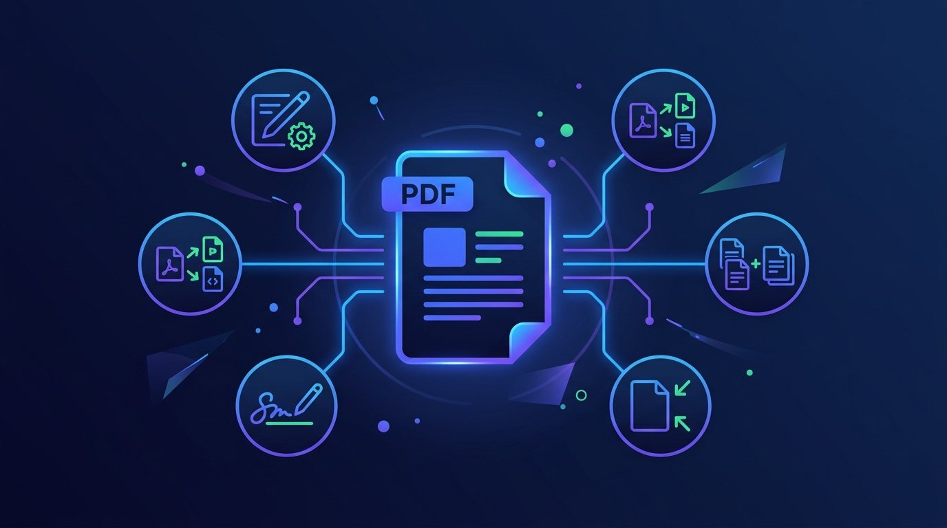 Xử lý PDF toàn tập 2026: mọi tác vụ chỉnh sửa, chuyển đổi miễn phí
