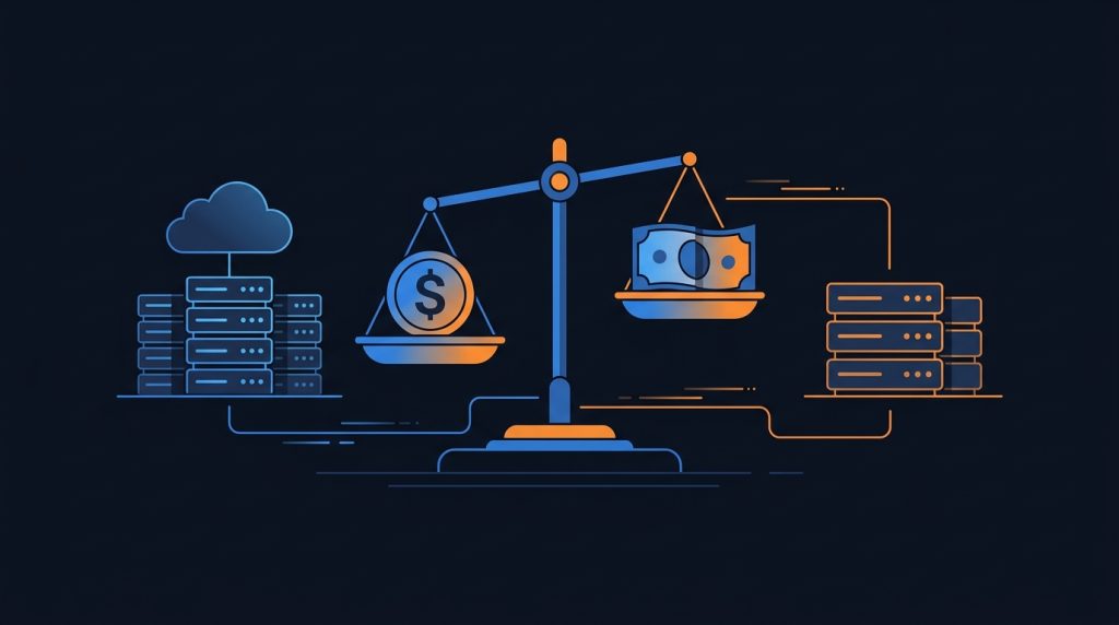 Minh họa AWS GCP vs VPS Việt Nam chi phí startup