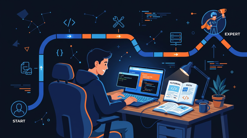 Minh họa cách dùng VPS cho người mới SSH tmux security
