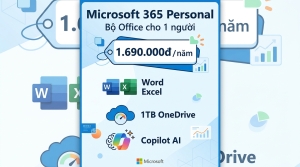 Microsoft 365 Personal là gì? Bên trong gói có những app nào