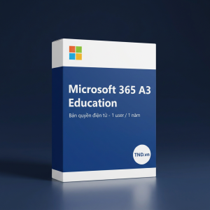 Hộp bản quyền Microsoft 365 A3 Education Faculty 1 user 1 năm tại TND