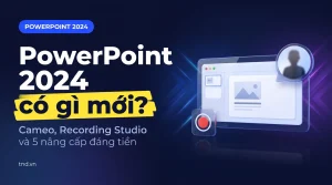 PowerPoint 2024 có gì mới?. Cameo, Recording Studio và 5 nâng cấp đáng tiền