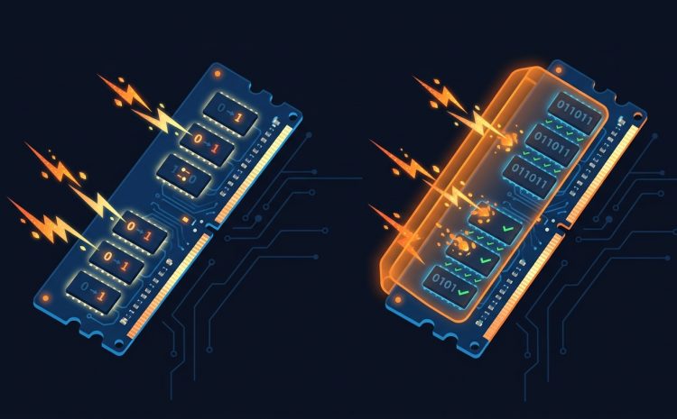 Minh họa RAM ECC vs RAM thường VPS
