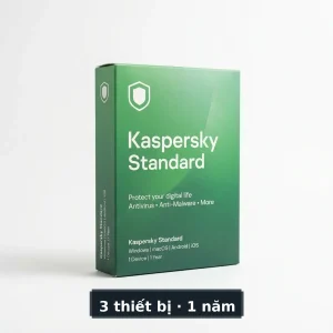 Kaspersky Standard - Diệt virus bản quyền (3 thiết bị/1 năm)