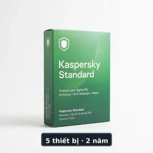 Kaspersky Standard - Diệt virus bản quyền (5 thiết bị/2 năm)