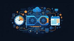 Minh họa VPS GPU thuê tháng vs theo giờ AI workload