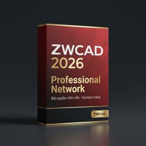 Hộp bản quyền ZWCAD 2026 Professional Network license mạng vĩnh viễn