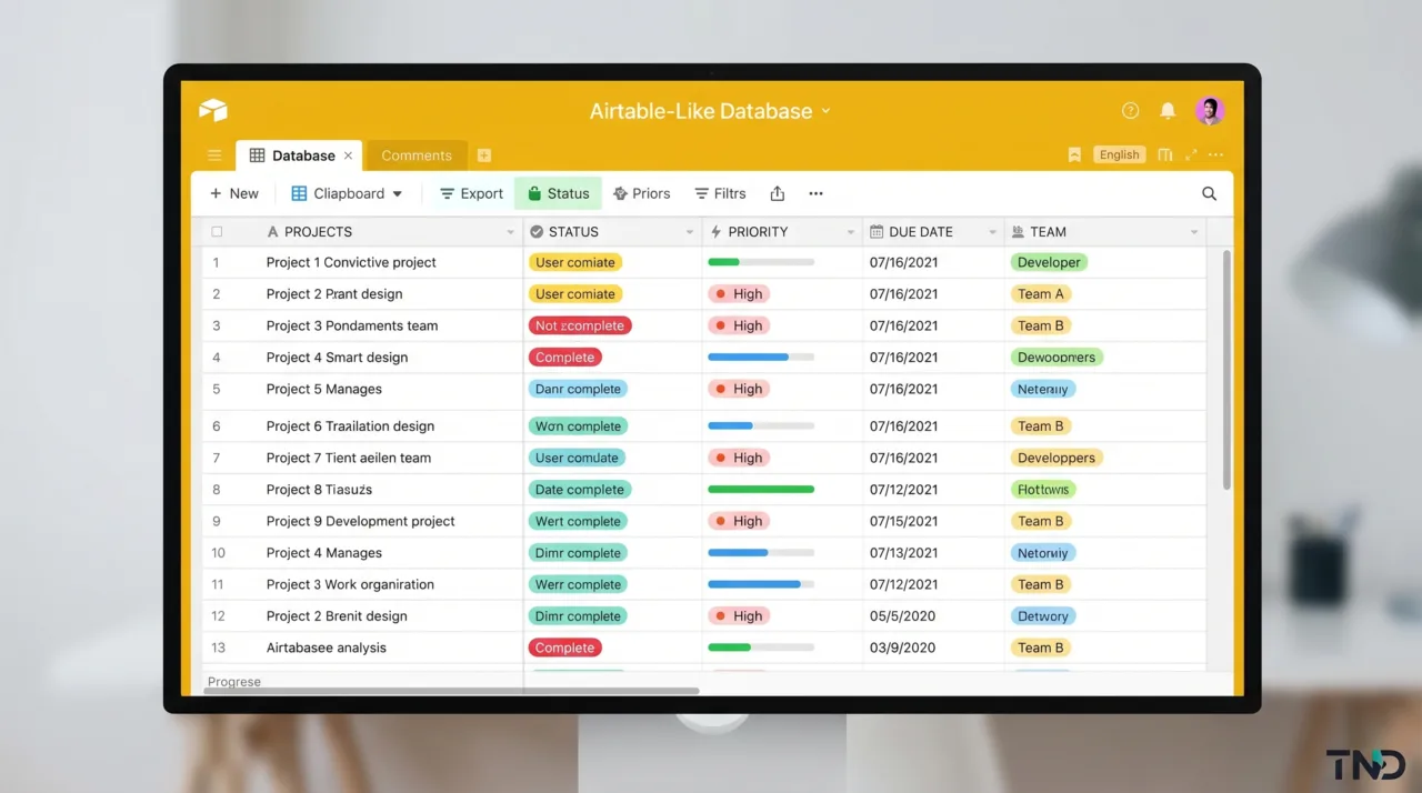 Airtable No-Code Database cho Doanh Nghiệp