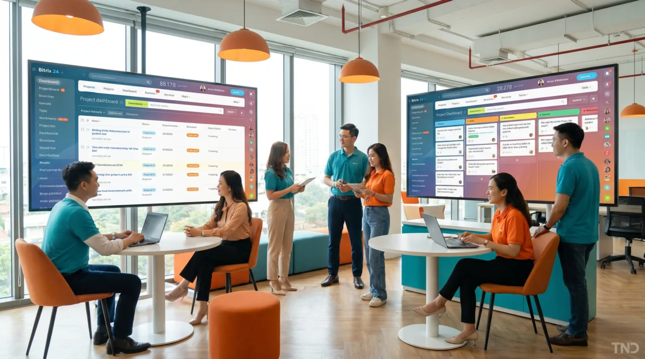 Bitrix24 cho Doanh Nghiệp: CRM, Dự Án, Chat All-in-One