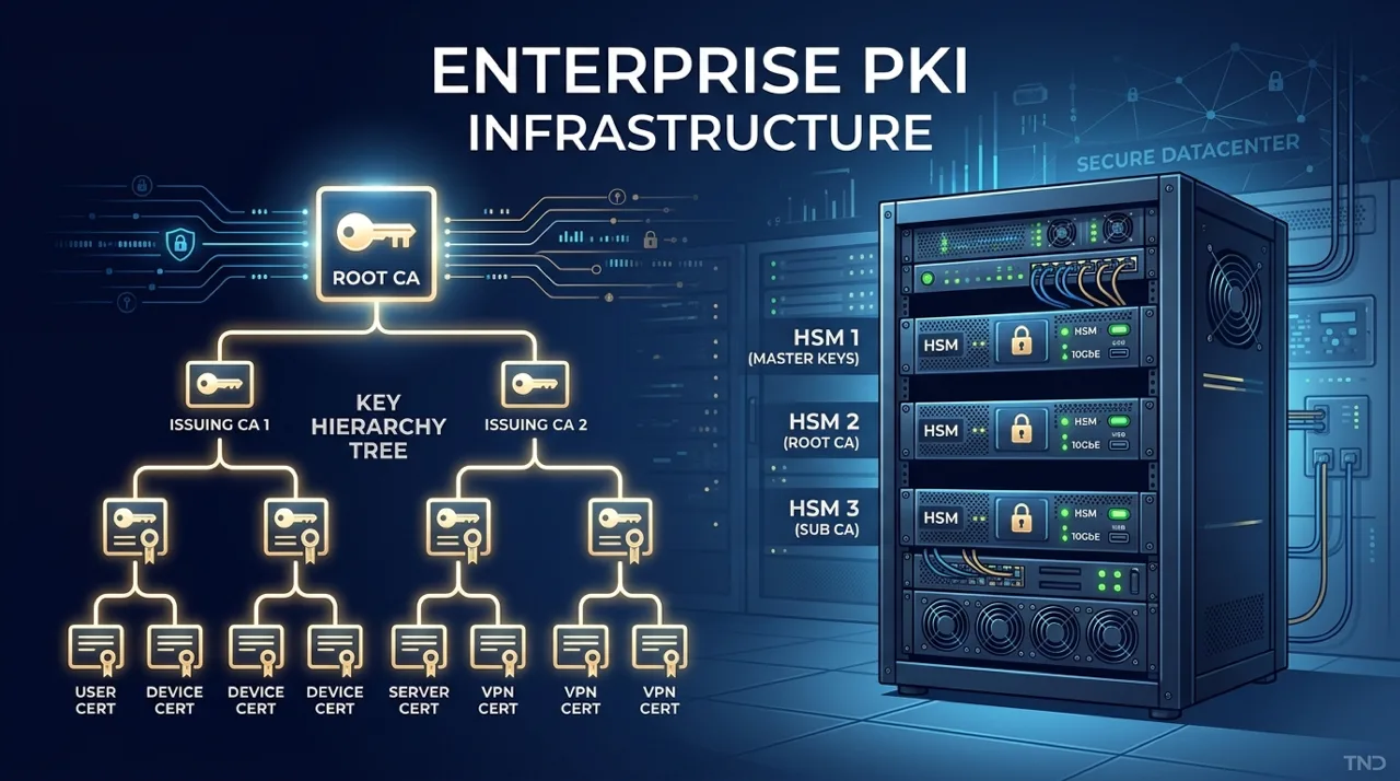 Entrust PKI và HSM: Hạ Tầng Khóa Công Khai Cho Tổ Chức Lớn