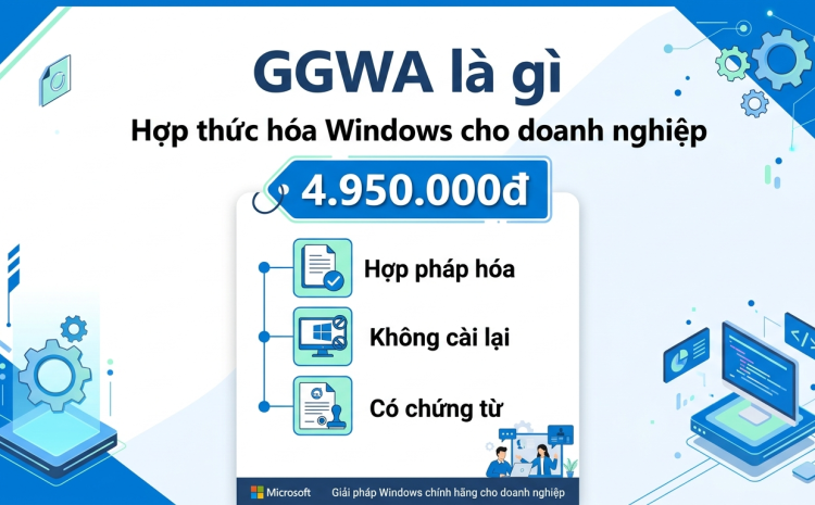 GGWA là gì, hợp thức hóa Windows lậu cho doanh nghiệp ra sao