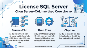 License SQL Server theo Server+CAL hay theo Core: chọn sao rẻ