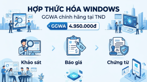 Mua GGWA hợp thức hóa Windows tại TND: quy trình và chứng từ
