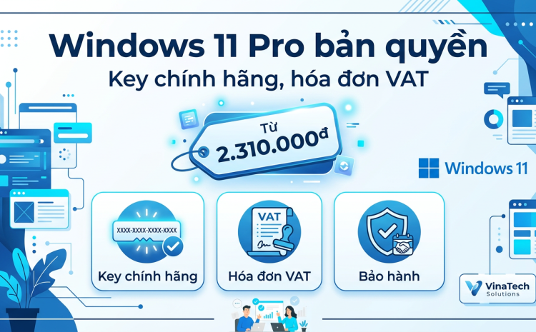 Mua Windows 11 Pro bản quyền tại TND: hóa đơn và bảo hành key