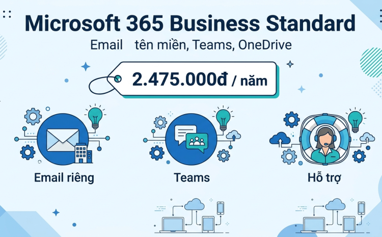 Mua Microsoft 365 Business Standard tại TND: quy trình và hỗ trợ