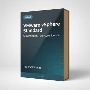 VMware vSphere Standard thuê bao 1 năm - hộp bản quyền TND