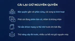 Cài lại Windows 11 sạch mà giữ nguyên kích hoạt