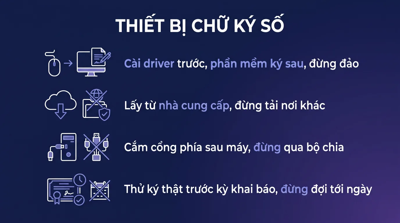Chữ ký số và token trên Windows 11: cài driver thế nào