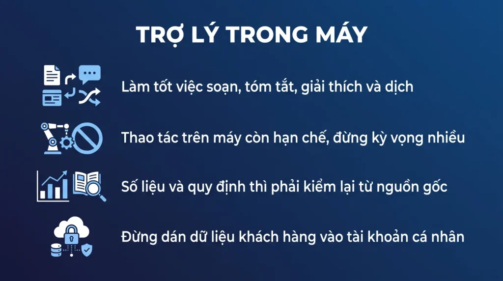 Copilot trên Windows 11: làm được gì và không làm gì